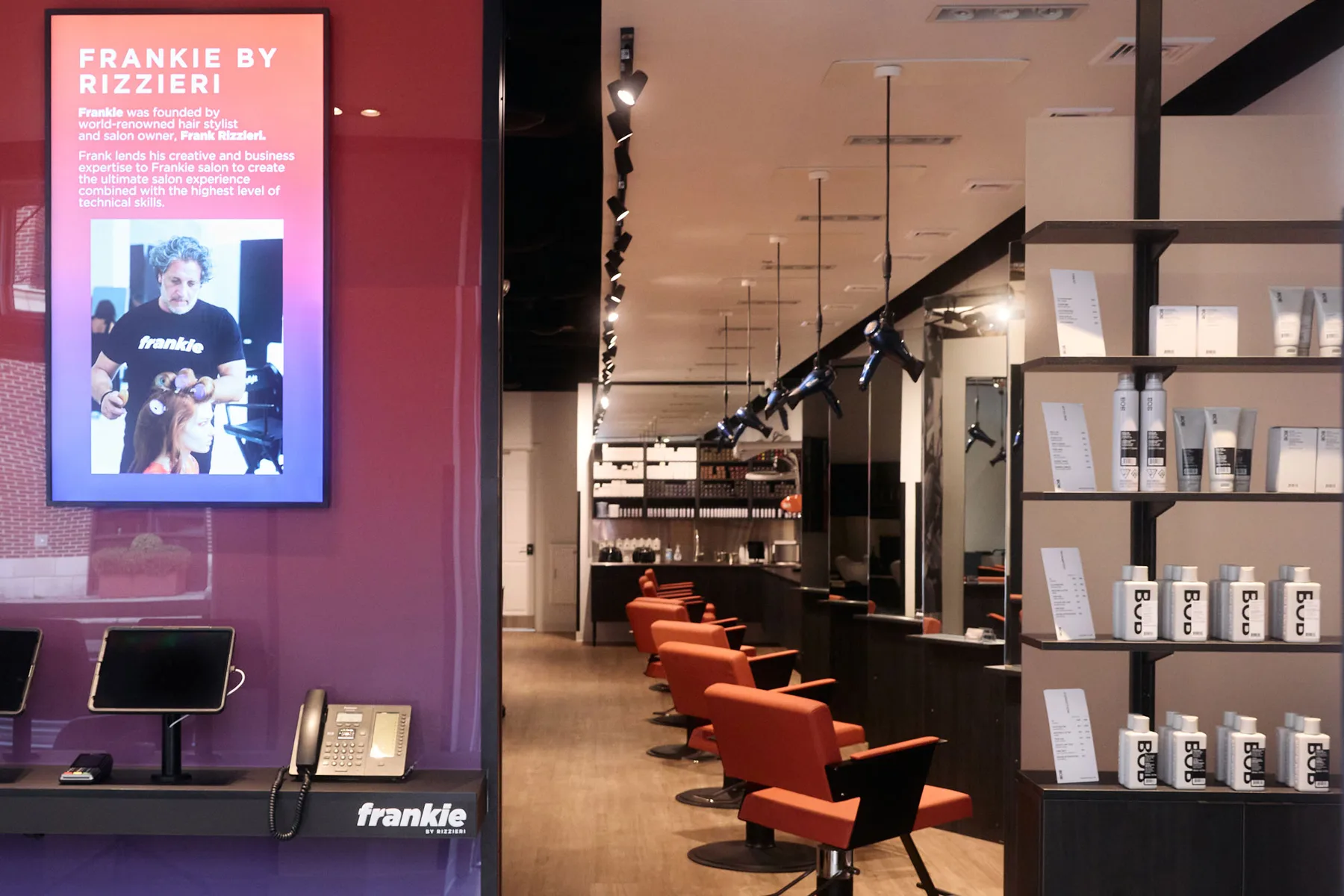 The Frankie salon floor in Collingswood